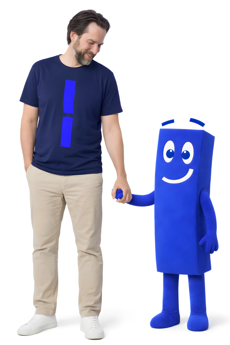 Clemens Grünberger mit dem “Companion” (scherzhaftes KI Bild)